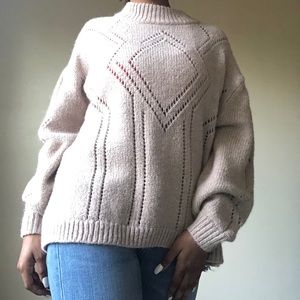 Oversized Tan Sweater